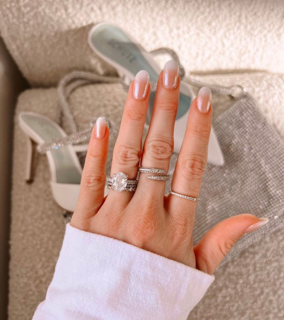 50 Cute French Tip Nails To Try in 2022 — Ombre Glazed Donut Nails