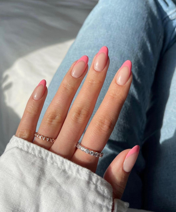 50 Cute French Tip Nails To Try in 2022 — Pink French Tip Nails