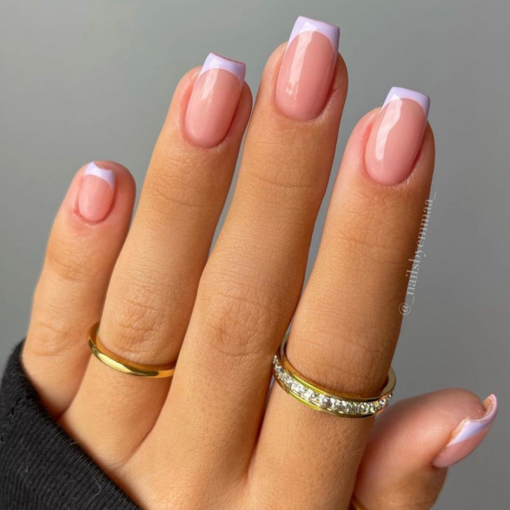 50 Cute French Tip Nails To Try in 2022 — Lilac French Tip Nails