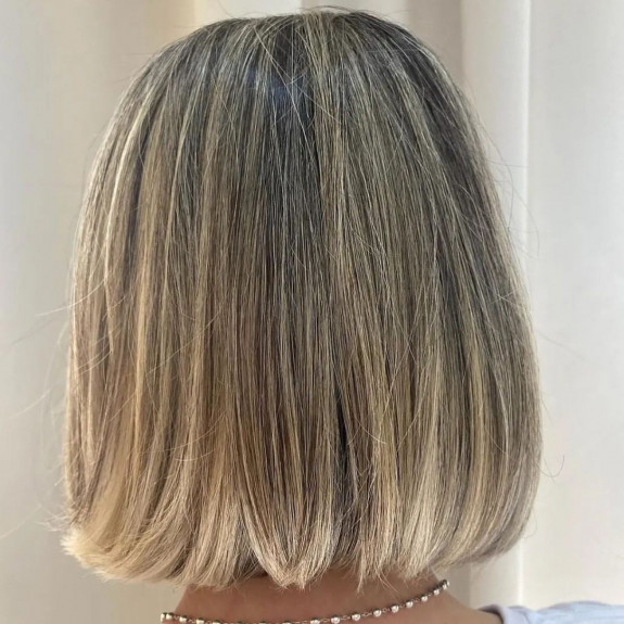 45 Flattering Long Bob Haircuts — Blonde Bright End Lob Haircut