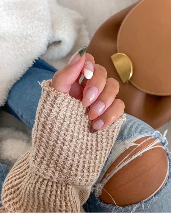 40 Nail Designs For Fall 2022 — Neutral French Tip Nails