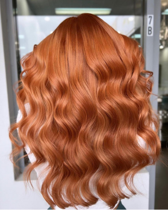 35 Best Copper Hair Color Ideas — Creamy Copper Shiny Waves