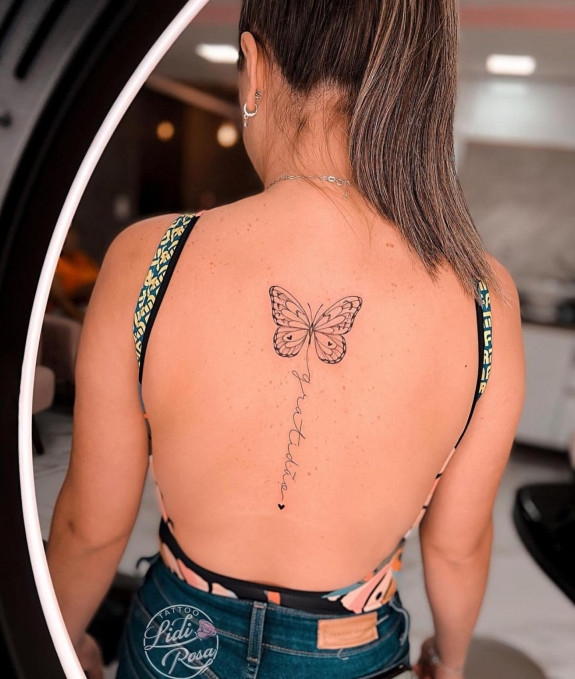 40 Beautiful Butterfly Tattoo Ideas — Butterfly Back Tattoo