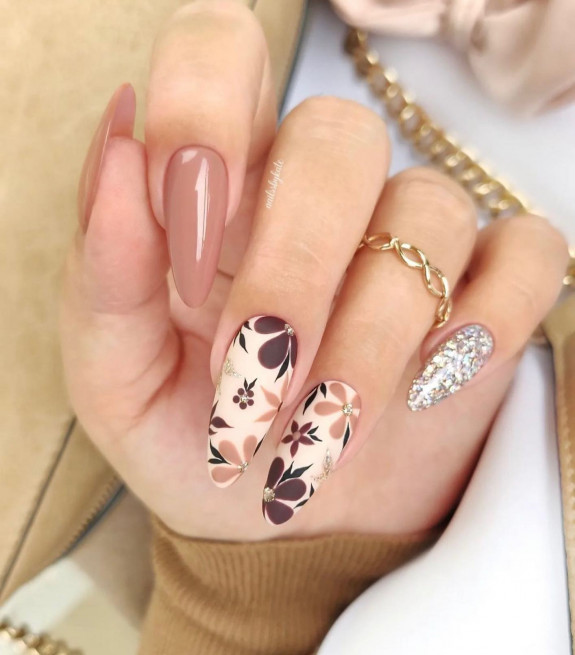 30 Pretty Fall Nail Designs in 2022 — Silver, Neutral and Leave Nails