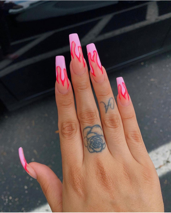 pink coloured coffin nails, pink coffin nails, ballerina nails, pink colored coffin nails, pink nails, acrylic pink nails, pink colored nails acrylic, pink coffin nail designs, pink coffin nail ideas, pink colored coffin nail ideas, pink coffin nails 2022, light pink coffin nails