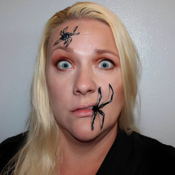 35 Creepy Spider Makeup Ideas for Halloween 2022 — Spiders