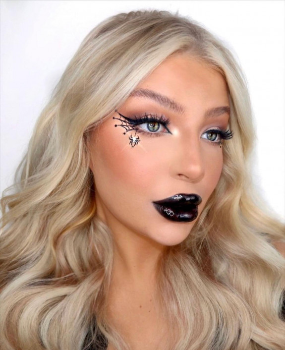 35 Creepy Spider Makeup Ideas for Halloween 2022 —Sexy and Creepy Spider Liner