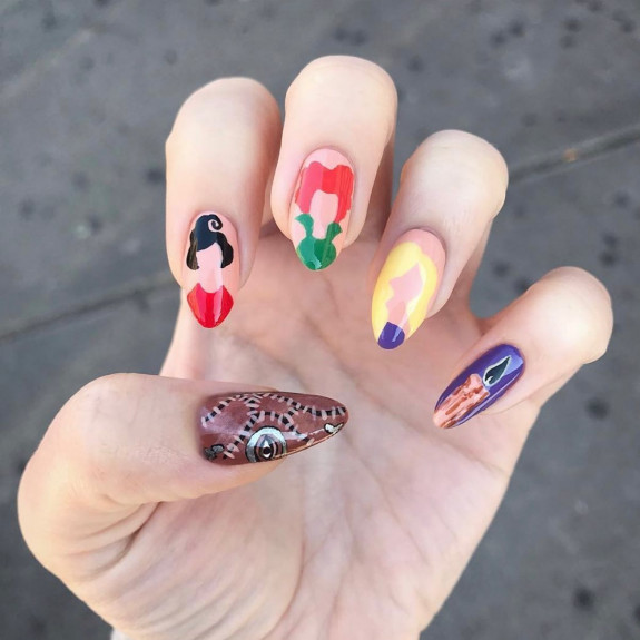 30+ Hocus Pocus Nail Ideas — Black Flame + Witch Nails