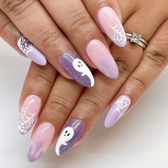 spider nail art, spider nails, spider web nails, simple spider web nails, halloween nails, halloween nail ideas, spider web nail ideas, halloween nail art, simple halloween nails, halloween nails acrylic, spider nails acrylic, halloween nails short