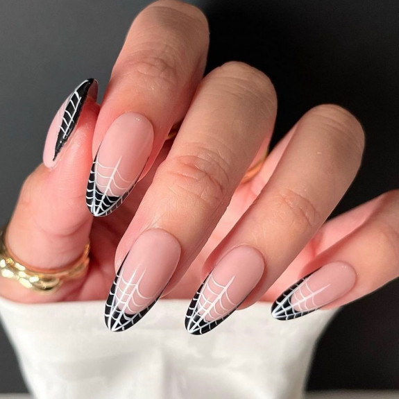 spider nail art, spider nails, spider web nails, simple spider web nails, halloween nails, halloween nail ideas, spider web nail ideas, halloween nail art, simple halloween nails, halloween nails acrylic, spider nails acrylic, halloween nails short