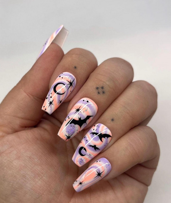 76 Spooky Halloween Nails for Every Taste — Spooky Pastel Nails