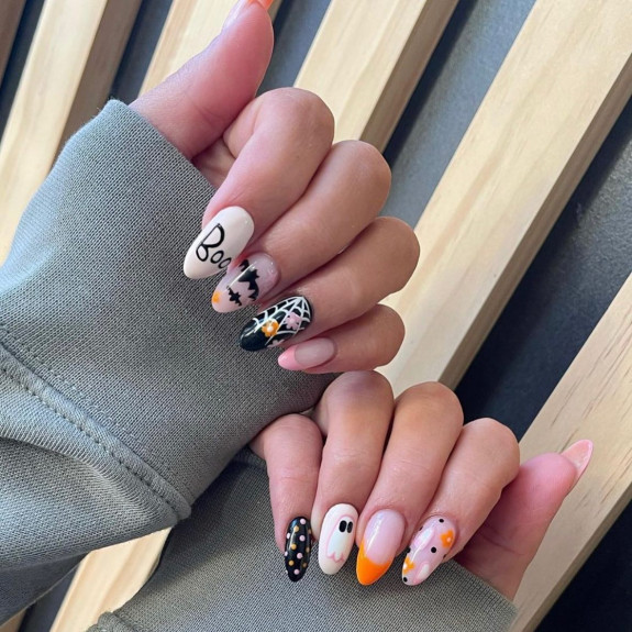 best halloween nails, halloween nails, pumpkin nails, halloween nails acrylic, spooky nails, ghost nails, halloween french tip nails, halloween nail designs, halloween nail ideas, cute halloween nails, halloween nails 2022