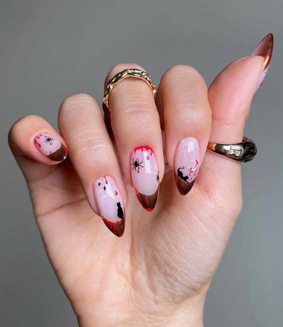 best halloween nails, halloween nails, pumpkin nails, halloween nails acrylic, spooky nails, ghost nails, halloween french tip nails, halloween nail designs, halloween nail ideas, cute halloween nails, halloween nails 2022