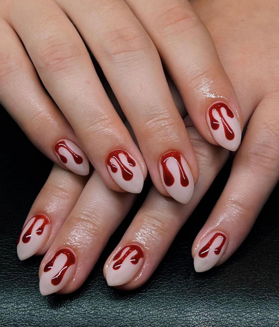 50+ Best Halloween Nails for Every Taste — Red Drip Nails