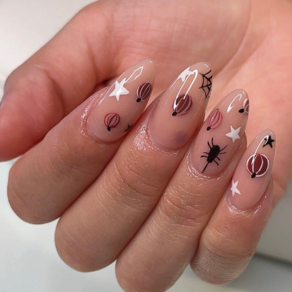 halloween nails, halloween nails 2022, ghost french tip nails, cute halloween nails, pumpkin nails, halloween nails acrylic, spooky nails, ghost nails, halloween french tip nails, halloween nail designs, halloween nail ideas, cute halloween nails, halloween nail ideas 