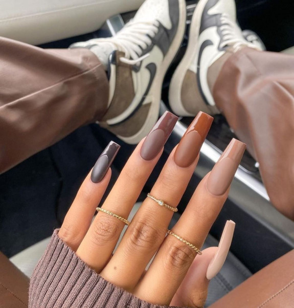 fall nails, trendy fall nails, Autumn Nails, Fall Nail Ideas, Fall Nails 2022, Cute Fall Nails, Autumn Nail Designs 2022, Cute Fall Nails