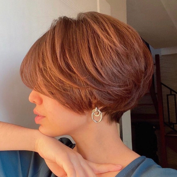 32 Pixie Cuts That Are So Trendy — Copper Pixie Bob