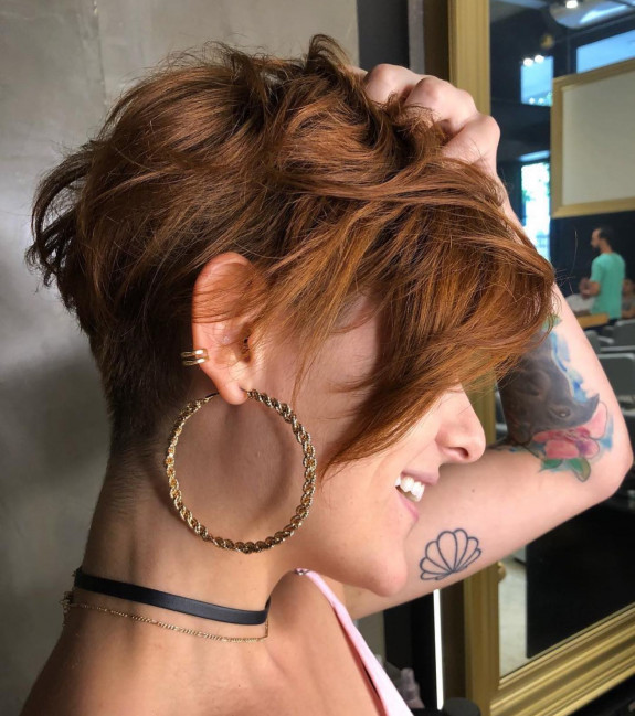 32 Pixie Cuts That Are So Trendy — Coffee Brown Pixie