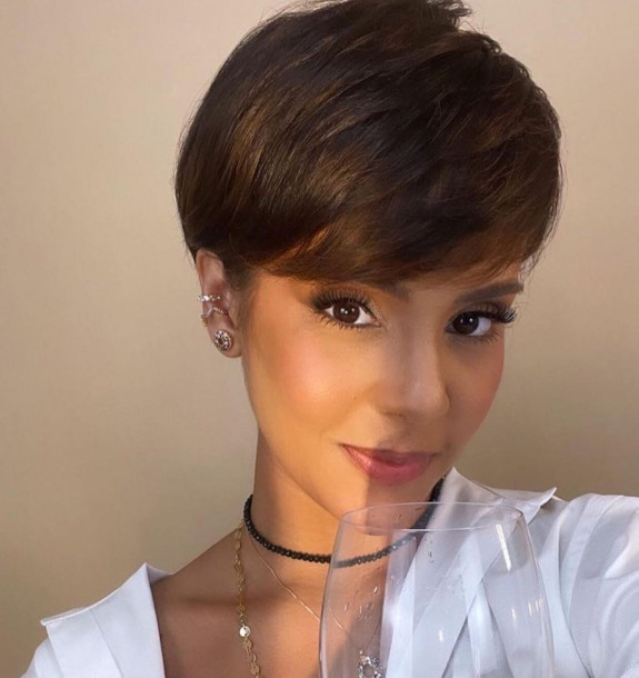 35 BEST Short Hair with Bangs Ideas for 2022 — Brunette Pixie Haircut