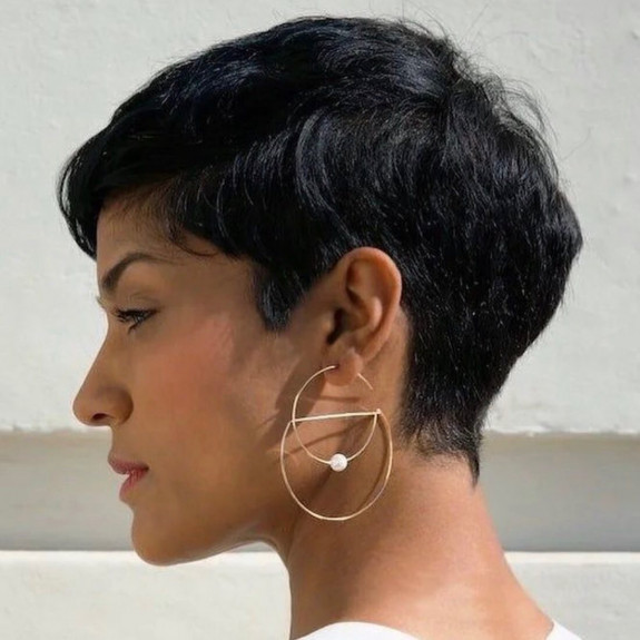 32 Pixie Cuts That Are So Trendy — Dark Hair Flattering Pixie