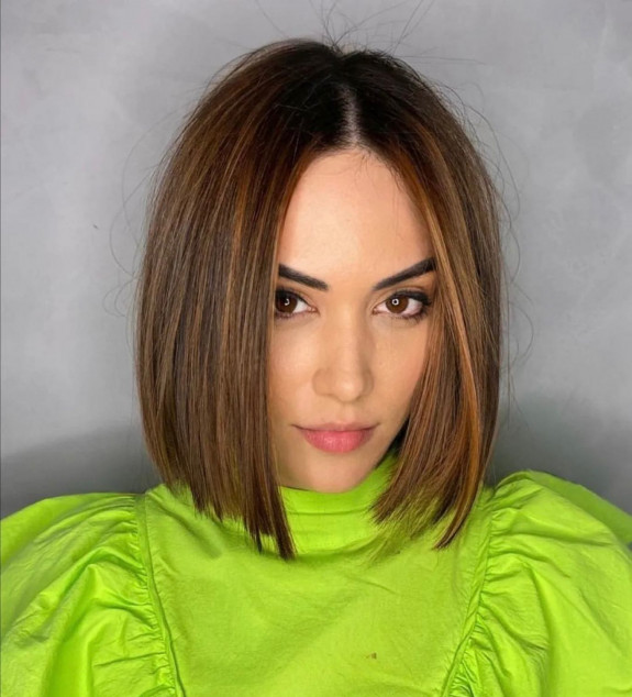 48 Chic Bob Hairstyles & Haircuts — Brown Sugar Bob Hairstyle