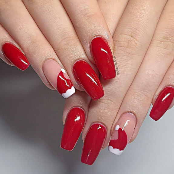 30 Red Festive Nail Designs  — Acrylic Red Nails