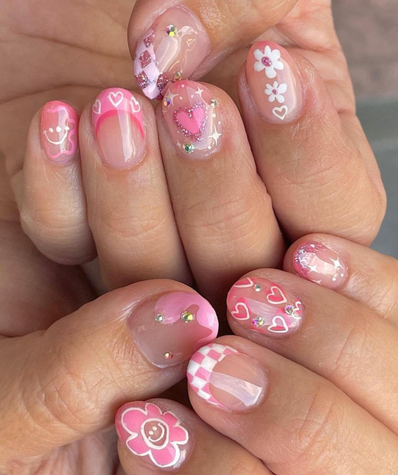 37 Awesome Valentines Nails — Cute Funky Nails