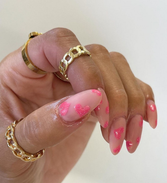 37 Awesome Valentines Nails — Pink Sugar Nails