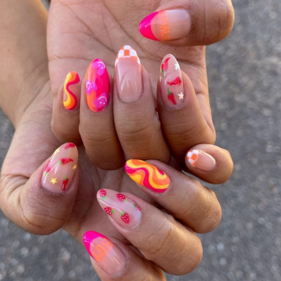 37 Awesome Valentines Nails — Funky Valentine’s Day Nails